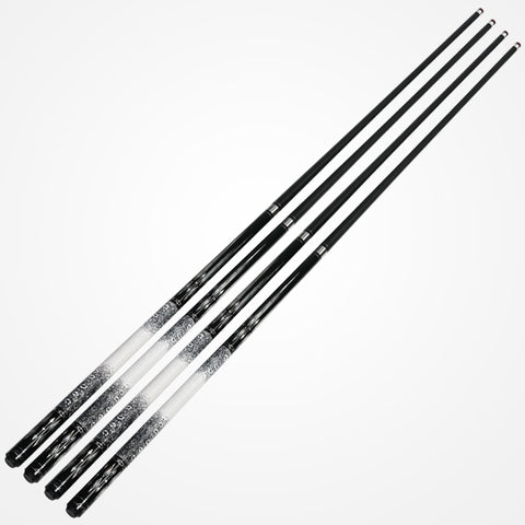 Carbon Fiber 1/2 Jointed 57" Pool Snooker Cue With 10mm-13mm Tip