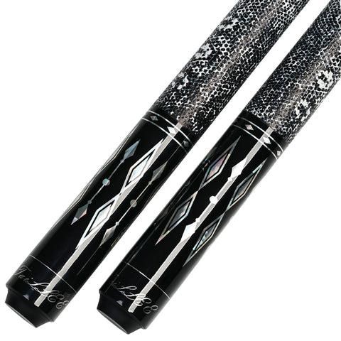 Carbon Fiber 1/2 Jointed 57" Pool Snooker Cue With 10mm-13mm Tip