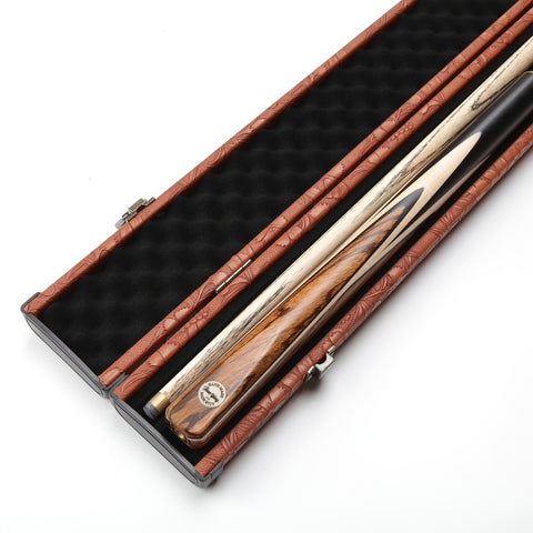 JianYing C01 Professional Billiard Cue – Luxury Set with Zebra Wood Inlay & Floral Carving, 10.3/11.5mm Tips, 145cm – Perfect for Snooker & American Pool