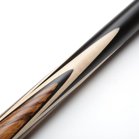 JianYing C01 Professional Billiard Cue – Luxury Set with Zebra Wood Inlay & Floral Carving, 10.3/11.5mm Tips, 145cm – Perfect for Snooker & American Pool