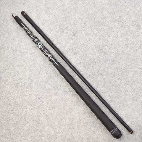 Professional Carbon Black Technology Billiard Cue – 19oz, 13mm Tip, High-Performance 1/2 Pool Cue