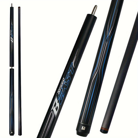 BEAST 3-Piece Carbon Fiber Break & Jump Cue Set – "Little Monster" Series, 147cm, 12.9mm Tip – Sleek Modern Design with Ergonomic Grip