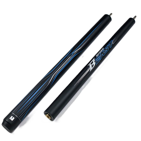 BEAST 3-Piece Carbon Fiber Break & Jump Cue Set – "Little Monster" Series, 147cm, 12.9mm Tip – Sleek Modern Design with Ergonomic Grip