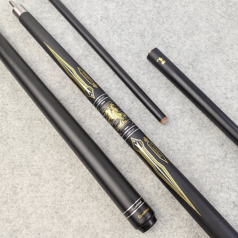 Professional Carbon Black Technology Billiard Cue – 19oz, 13mm Tip, High-Performance 1/2 Pool Cue