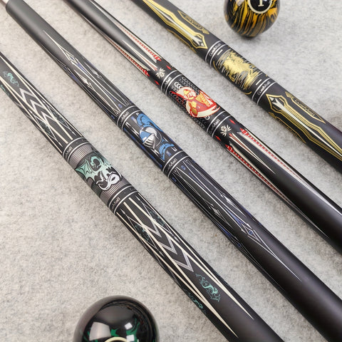 Professional Carbon Black Technology Billiard Cue – 19oz, 13mm Tip, High-Performance 1/2 Pool Cue