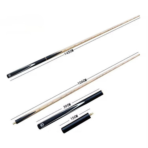SLP Handmade 3/4 Split Snooker & Pool Cue – Premium Ash Shaft, 9mm-11.5mm Tip