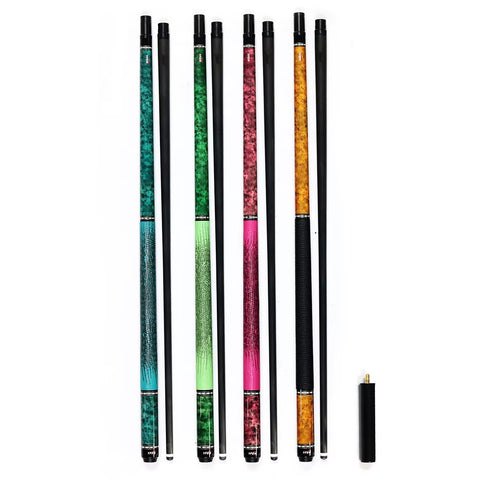 YFEN Premium Carbon Fiber Pool Cue with Pro Taper (11.5mm-12.5mm)