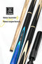 OMIN Gunman Snooker Cue – Pro Quality Stick Black & Blue Edition With Case | 9.5mm–10mm Tip | 3/4 or One Piece