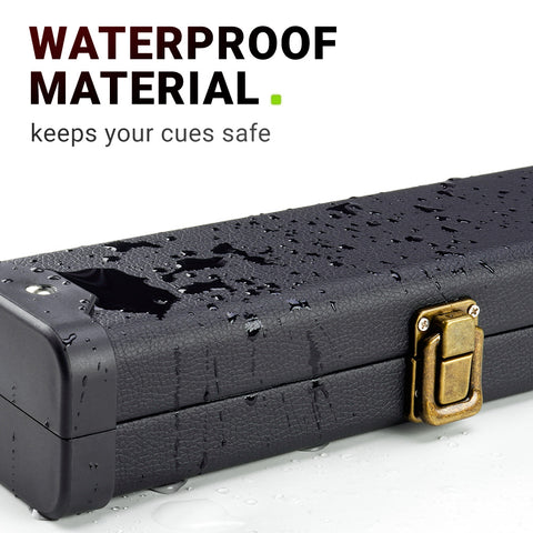 1/2 Pool Cue Hard Case – Waterproof & Durable Cue Protection Case