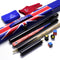 CUESOUL Snooker Cue Hand-Spliced with 2 Extensions Packed in Leatherette Cue Case