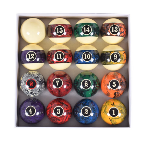 SAMURAI Premium Marbleized American Billiard Ball Set 57.2mm