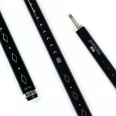 Handmade YFEN Jianying Pool Cue | Premium Carbon Fiber Shaft & Maple Butt | 2-PC, 13mm Tip