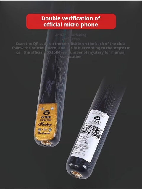 Omin Mystery Dream 3/4 Jointed Professional Snooker Cue 10mm – Century Series