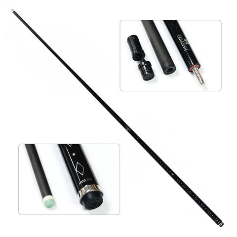 Handmade YFEN Jianying Pool Cue | Premium Carbon Fiber Shaft & Maple Butt | 2-PC, 13mm Tip
