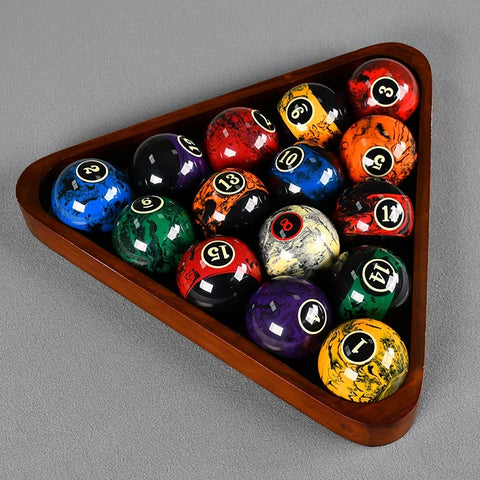Prestige Series Marble Resin 16 Pieces American Billiard Balls – 57.2mm Professional Set