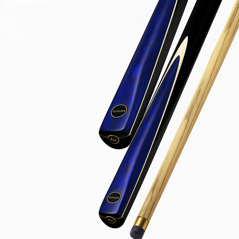 Blue Storm Professional Snooker Cue – 57'' Natural Wood & Wax Tree, 10mm Tip, Ergonomic Grip for Precision Play