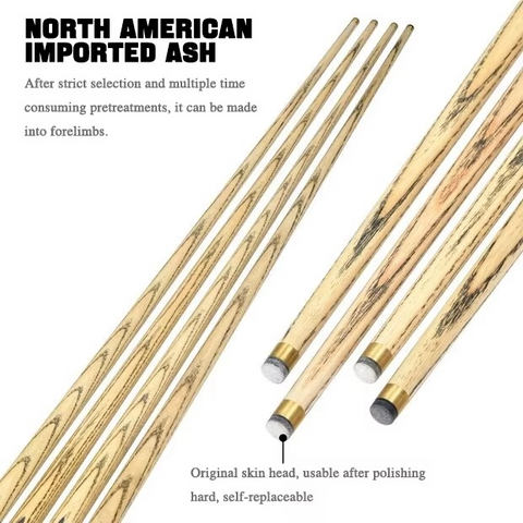 OMIN Victory Professional Snooker Cue & Premium Case | 3/4 Jointed | 9.5mm–10mm Tip