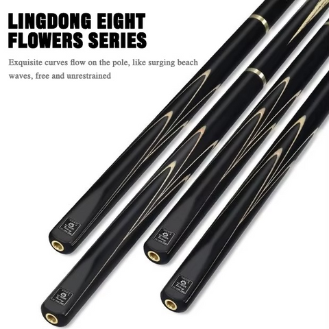 OMIN Victory Professional Snooker Cue & Premium Case | 3/4 Jointed | 9.5mm–10mm Tip
