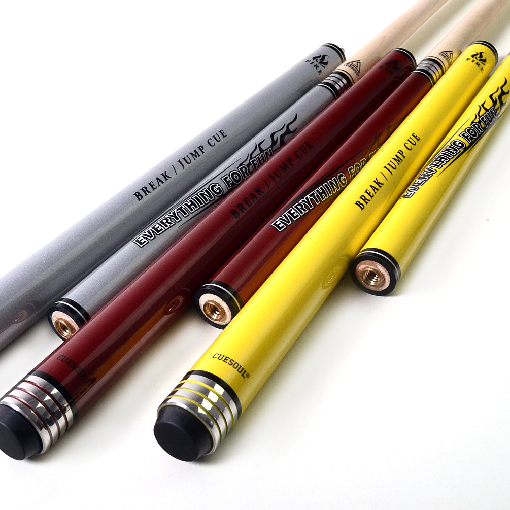 CUESOUL FIRE Break & Jump Cue 58'' 13mm Tip with Cue Joint – Cuecorner