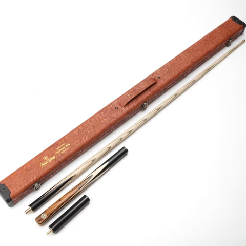 JianYing C01 Professional Billiard Cue – Luxury Set with Zebra Wood Inlay & Floral Carving, 10.3/11.5mm Tips, 145cm – Perfect for Snooker & American Pool