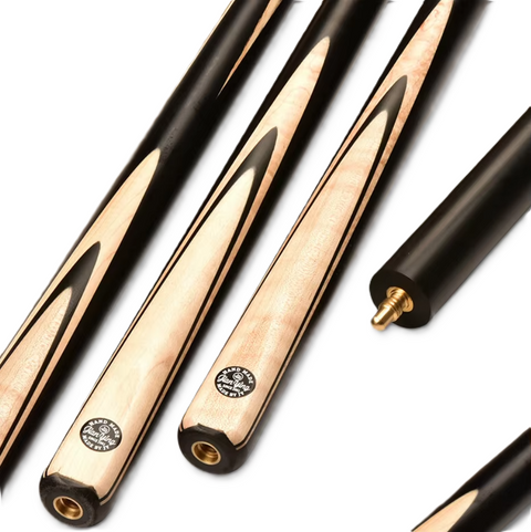 JIANYING 57'' One-Piece Snooker Cue (17oz–20oz) – Premium Ash Wood Shaft, 10.2mm Tip With Extension