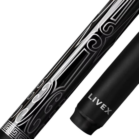 Livex 1 Piece Professional Carbon Fiber Snooker & Pool Cue Stick - 10mm Tip