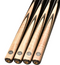 JIANYING 57'' One-Piece Snooker Cue (17oz–20oz) – Premium Ash Wood Shaft, 10.2mm Tip With Extension