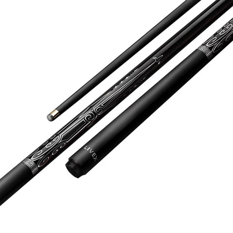 Livex 1 Piece Professional Carbon Fiber Snooker & Pool Cue Stick - 10mm Tip