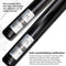 OMIN Gunman Snooker Cue – Pro Quality Stick Black & Blue Edition With Case | 9.5mm–10mm Tip | 3/4 or One Piece