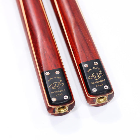 SLP Premium Ash Wood One-Piece Snooker Cue — 146cm, 9/10mm Tip With Extension, Pro-Level Precision