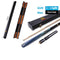 OMIN Gunman Snooker Cue – Pro Quality Stick Black & Blue Edition With Case | 9.5mm–10mm Tip | 3/4 or One Piece